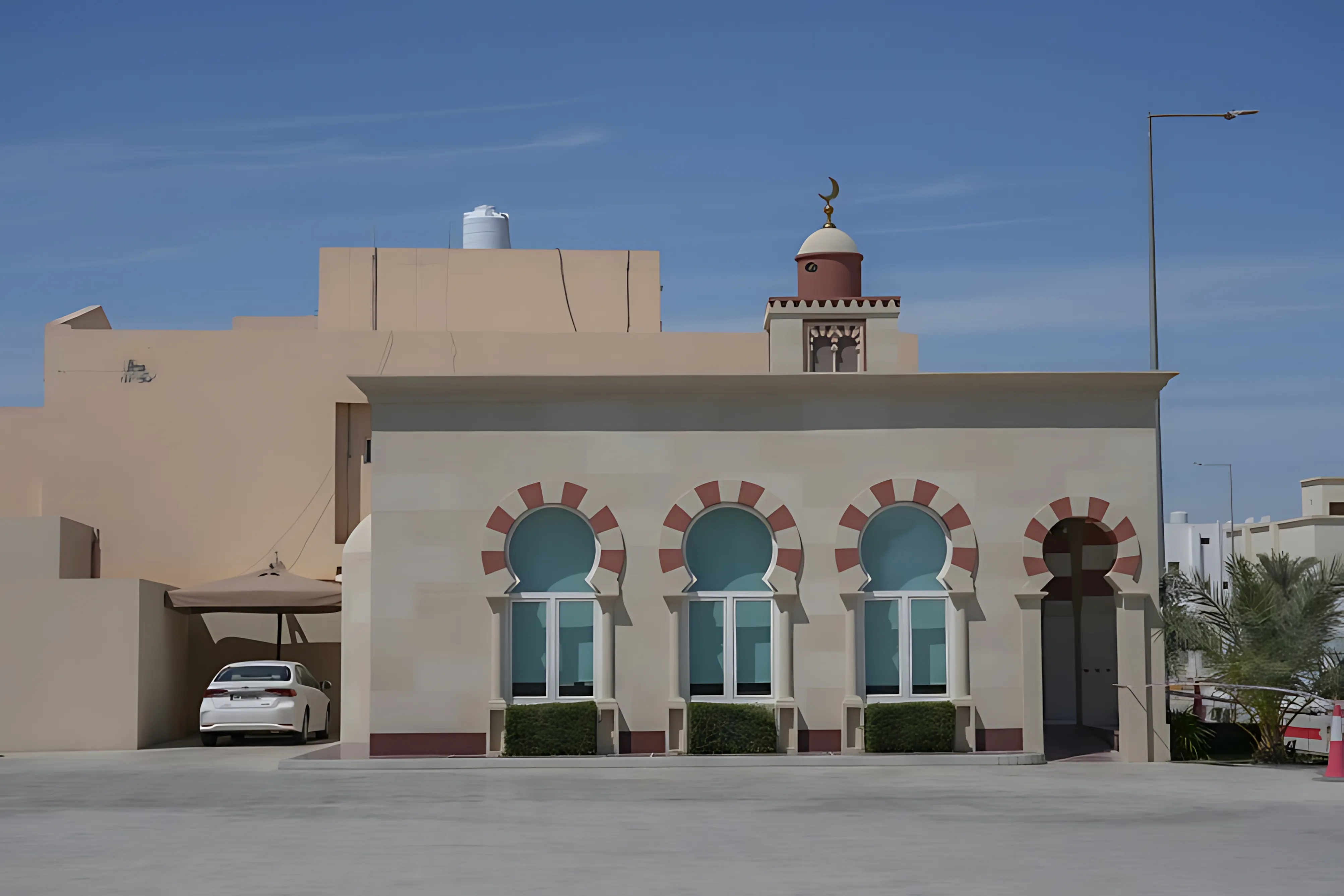 Luxury Private Masjid building contracting project in Al-Zaghwa, Qatar by Lusail International