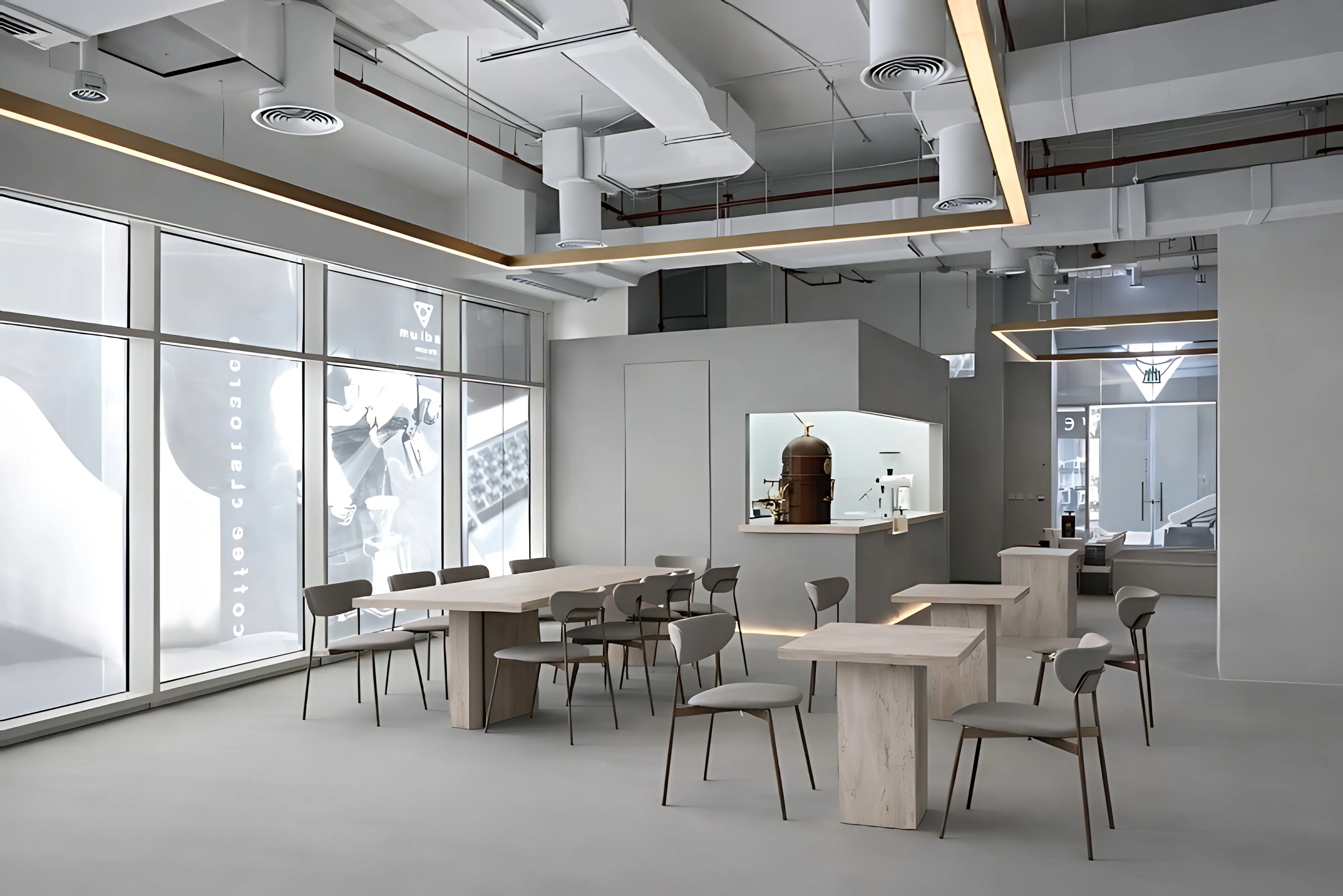 Medium Cafe building contracting project in Lusail, Qatar by Lusail International