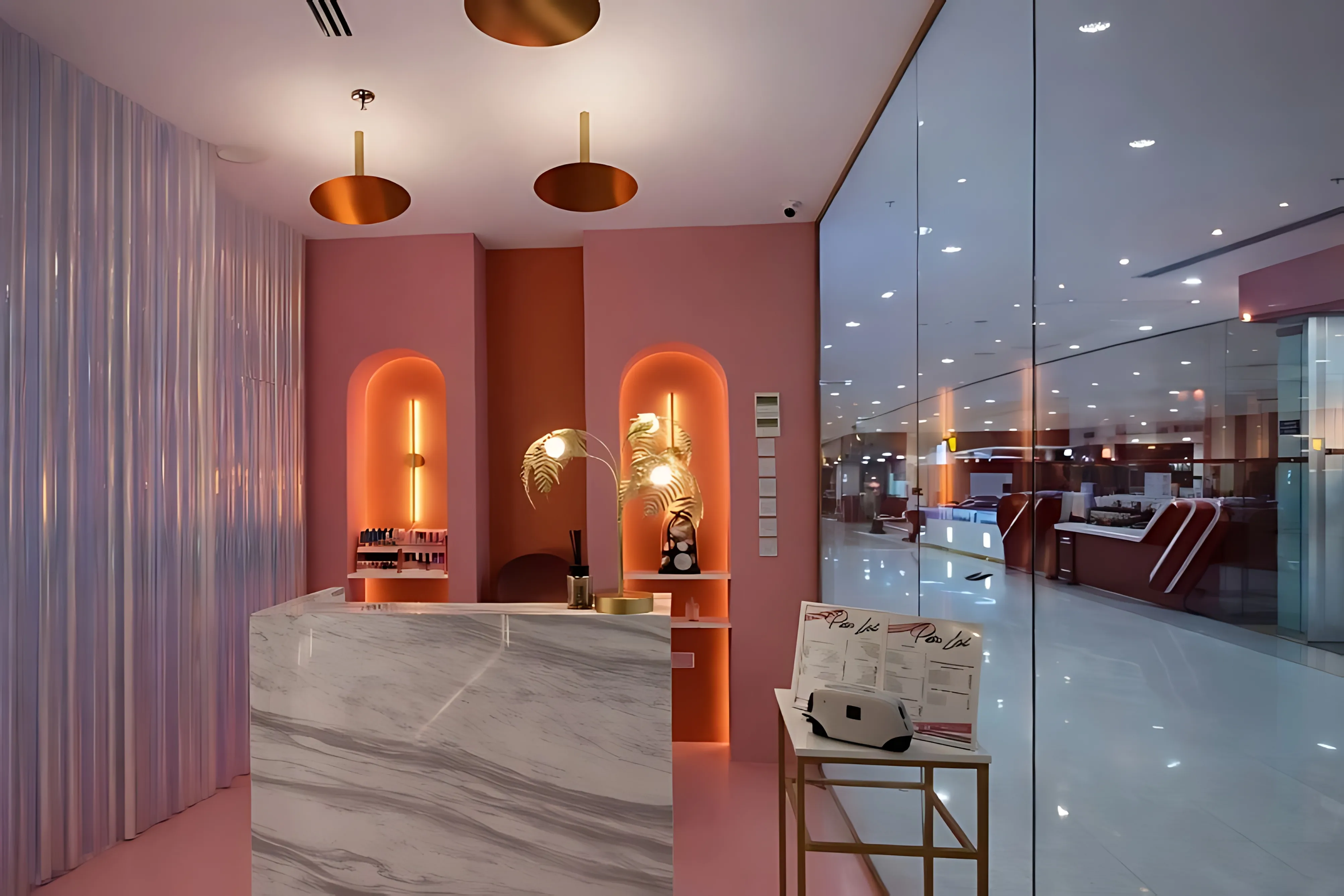 Nail Room Beauty Salon building contracting project in Place Vendome, Lusail, Qatar by Lusail International